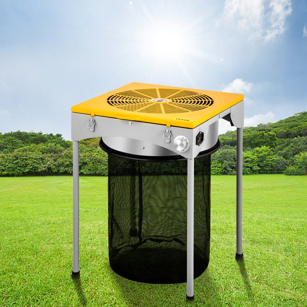 VEVOR Bud Leaf Trimmer, 18 inch Adjustable 3 Speed, Electric Hydroponic Dry or Wet Plant Trimming Machine with Sharp Stainless Steel Blades, Twisted Spin Cut for Flowers, Leaves, Herbs, Yellow