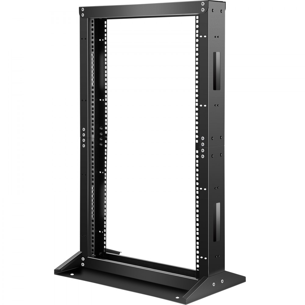 Vevor Open Frame Server Rack Network Server Rack 18u 2 Post 19" Steel Relay Rack