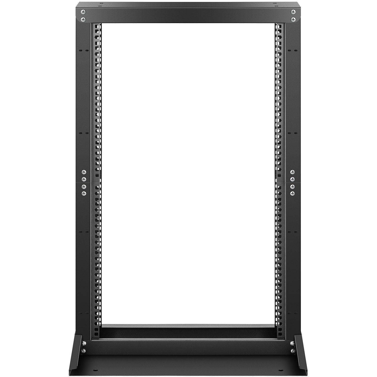 Vevor Open Frame Server Rack Network Server Rack 18u 2 Post 19" Steel Relay Rack