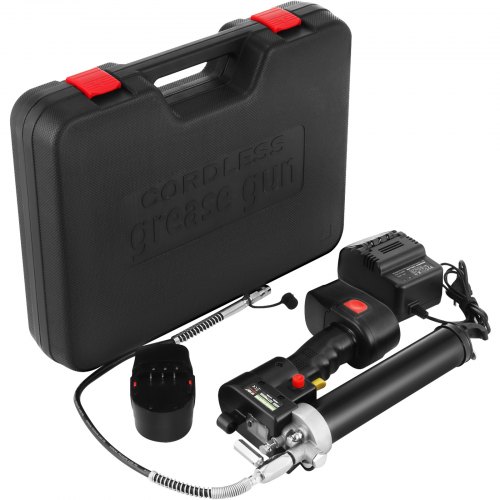 Electrical Grease Cordless Battery 18v 107cm 8000psi Heavy + 2 Batteries