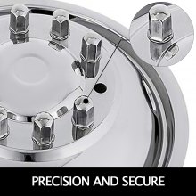 Wheel Simulators Dually Wheel Covers 19.5" 05-20 10 LUG Stainless for FORD F450 F550