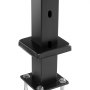 VEVOR Cable Railing Post, 42" x 2" x 2" Steel 30° Angled Hole Stair Railing Post, 12 Pre-Drilled Holes, SUS304 Stainless Steel Cable Rail Post with Horizontal and Curved Bracket, 1JZLGZ106755Y9XMJV0