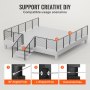 VEVOR cable railing post with 30° angled, l-shaped, and horizontal hole options for creative diy projects.