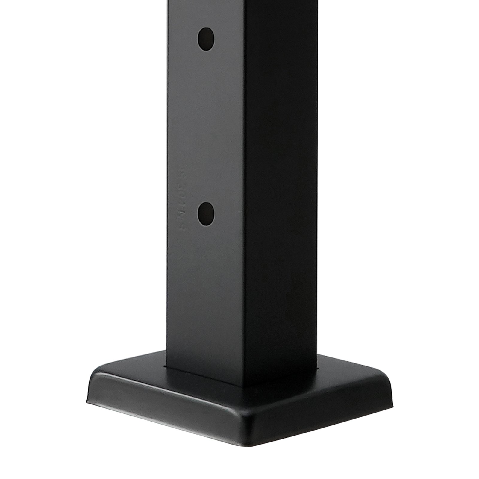 VEVOR Cable Railing Post, 42x2x2 Inch Level Deck Stair Posts, 1-Pack Stainless Steel Cable Handrail Post, Pre-Drilled Pickets with Mounting Bracket Stair Railing Kit, Black, 1JZLGZXHS106AWJO6001V0