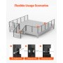 VEVRO Cable Railing Post 36x1x2 Inch with L-Shaped Holes 1JZLGZXHS914IVCFL001V0
