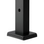VEVOR Cable Railing Post, 36x2x2 Inch Stair Railing Post, with Pre-Drilled 30° Angled Holes, Stainless Steel Cable Rail Post with Horizontal and Curved Bracket, 1-Pack, Black, 1JZLGZXHS914YIVIS001V0