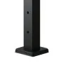 VEVOR Cable Railing Post, 914.4 x 50.8 x 50.8 mm Corner Railing Post, with L-Shaped Pre-Drilled Holes, Stainless Steel with Horizontal and Curved Bracket, 1-Pack, Black, 1JZLGZXHS914ZPBNY001V0