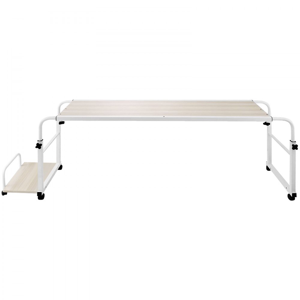 Mobile Trolley Computer Table Laptop Ipad Study Hospital Hall Desk W/ Console