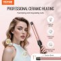 VEVOR 1-Inch Curling Iron Ceramic Hair Curling Wand for All Hair Types Rose Gold