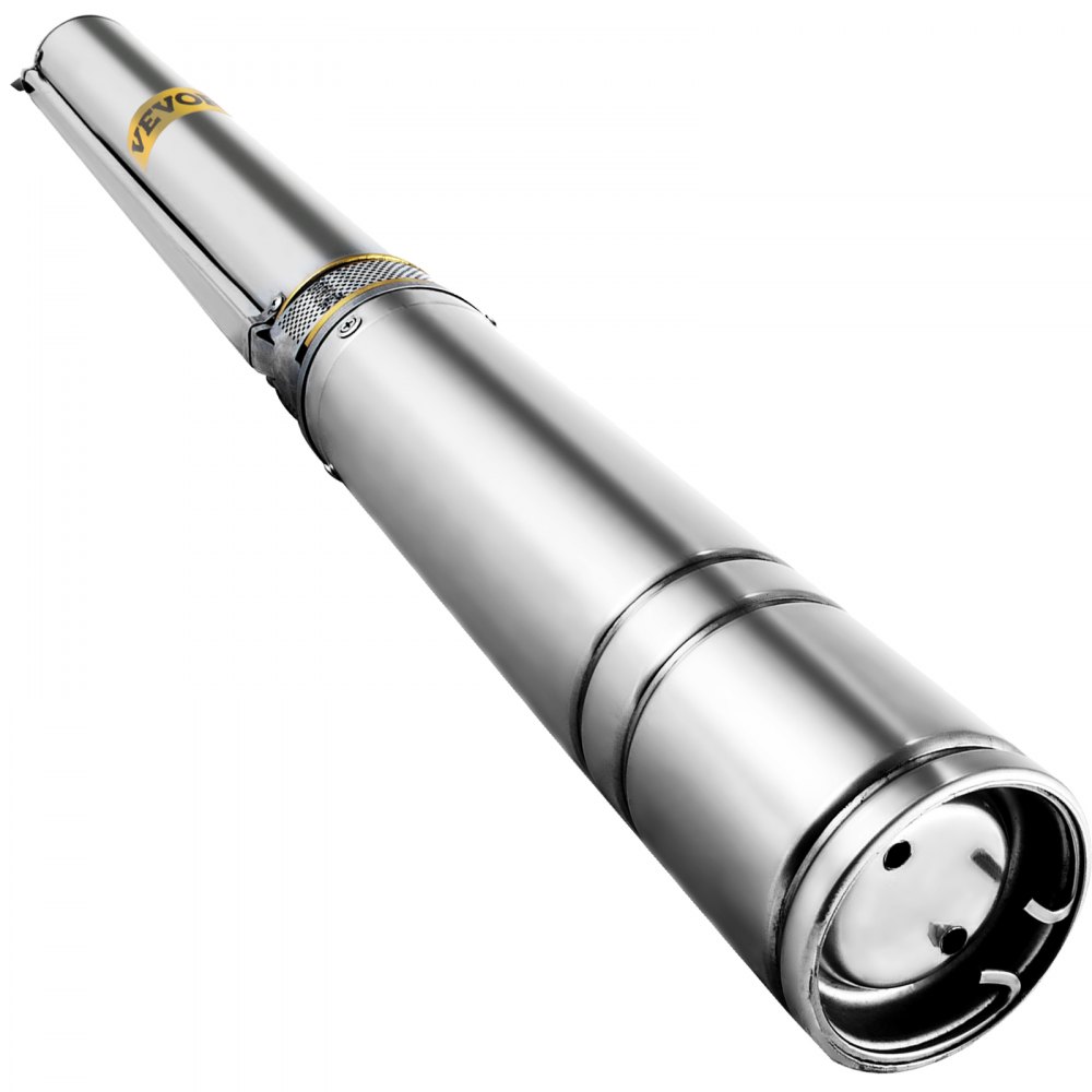 VEVOR Deep Well Pump 423ft 2HP 100L/MIN Stainless Steel Underwater Bore Submersible Pump 220V Deep Well Water Pump with Control Box