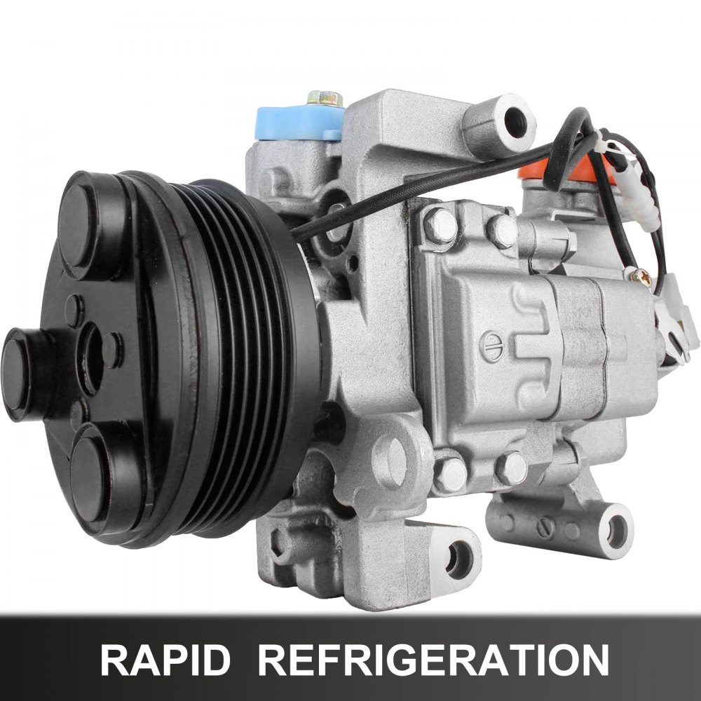 VEVOR CC4361450E A/C Compressor for 2004-2009 2010 for Mazda 3, 3 Sport & Mazda 5 2.0L 2.3L