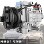 VEVOR CC4361450E A/C Compressor for 2004-2009 2010 for Mazda 3, 3 Sport & Mazda 5 2.0L 2.3L