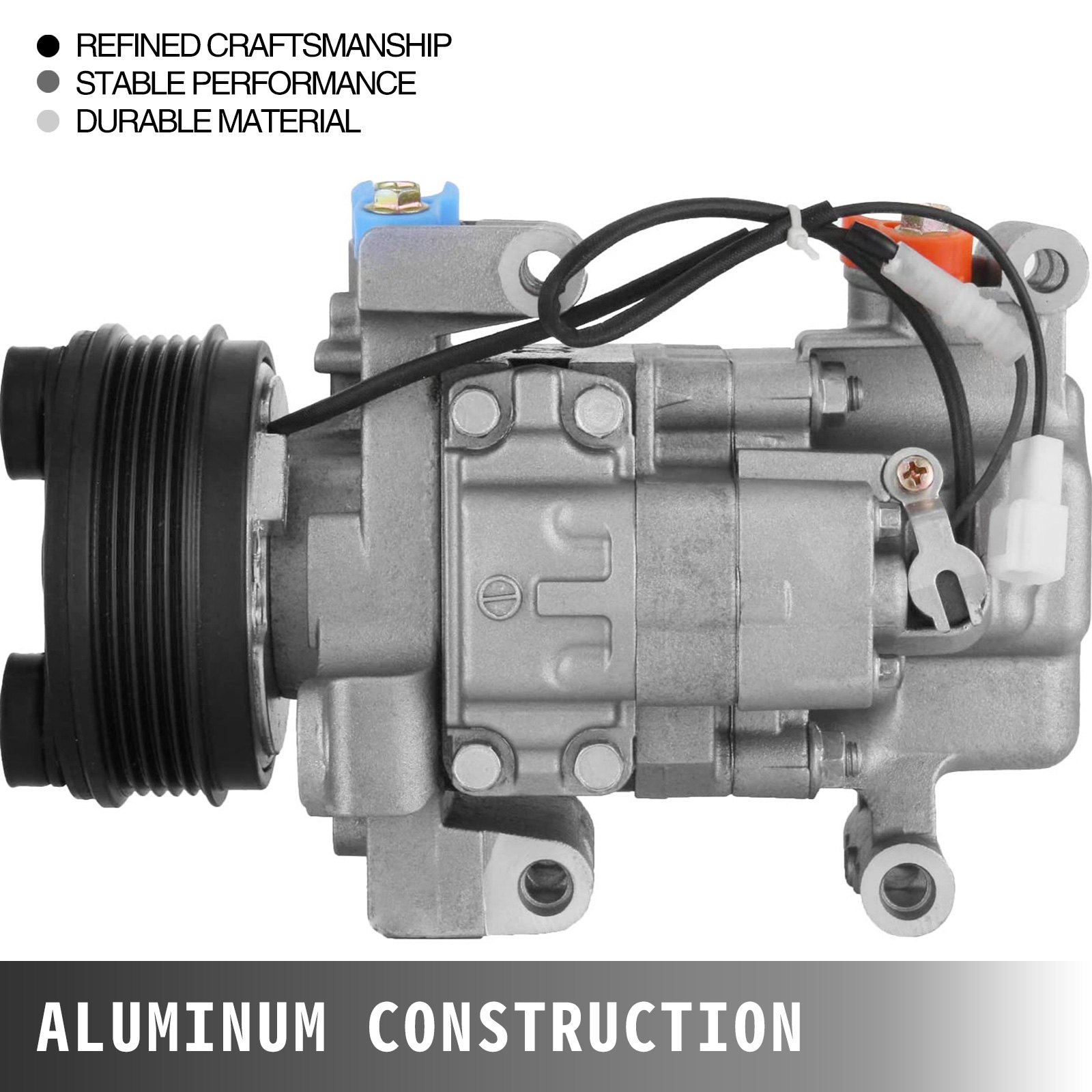 VEVOR CC4361450E A/C Compressor for 2004-2009 2010 for Mazda 3, 3 Sport & Mazda 5 2.0L 2.3L