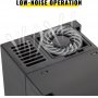low-noise fan operation on VEVOR vfd 2.2kw with airflow arrows.