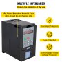 VEVOR vfd 2.2kw with abs case and multi-safeguards: heat, fuse, voltage protection.