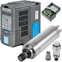 2.2KW Water Cooled Spindle Motor And 3HP 2.2KW Variable Frequency Drive  VFD