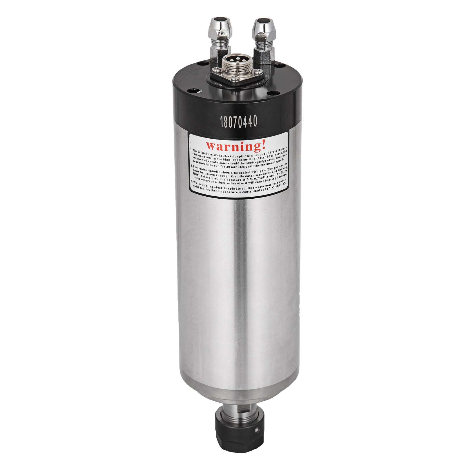 VEVOR Spindle Motor 2.2KW Square Water Cooled Spindle Motor ER20 Collect & VFD Variable Frequency Drive 220V 2.2KW for CNC Router Engraving Milling Machine