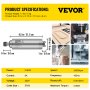 VEVOR Water Cooled Spindle Motor 2.2KW Spindle Motor Water Cooling 220V 24000rpm 400Hz ER20 Water-Cooled Spindle Motor for CNC Engraving Milling Machine