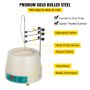 VEVOR Heating Mantle 2000ml Electric Magnetic Stirring Heating Mantle 600W Digital Magnetic Stirrer Mantle, Max Temp 450 ° C Digital Magnetic Heating Mantle Kit 2000ml