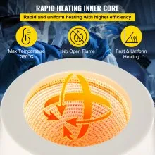 2000ml Electric Digital Magnetic Stirring Heating Mantle 450W 380℃