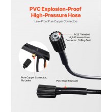 Electric Pressure Washer Max 2700 PSI 1.8 GPM with Nozzles & Foam Cannon