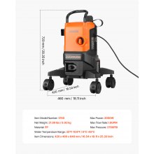 Electric Pressure Washer Max 2700 PSI 1.8 GPM with Nozzles & Foam Cannon