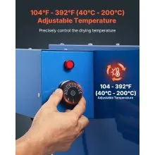 VEVOR Welding Rod Oven 200LBS Capacity Electrodes Drying Oven 104°F to 392°F