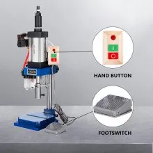 220kg Vertical Pneumatic Punch Press Machine 110v Mute Operation 16mm Die Hole