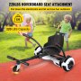 VEVOR Hover Kart Cool Mini Hover Board Cart Two Wheel Self Balancing Scooter 6.5" 8" 10"  Adjustable Anti-Overturn Wheel Fits for Kids or Adults
