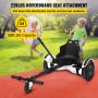 VEVOR hoverboard go-kart attachment with 220 lbs capacity for fun outdoors.