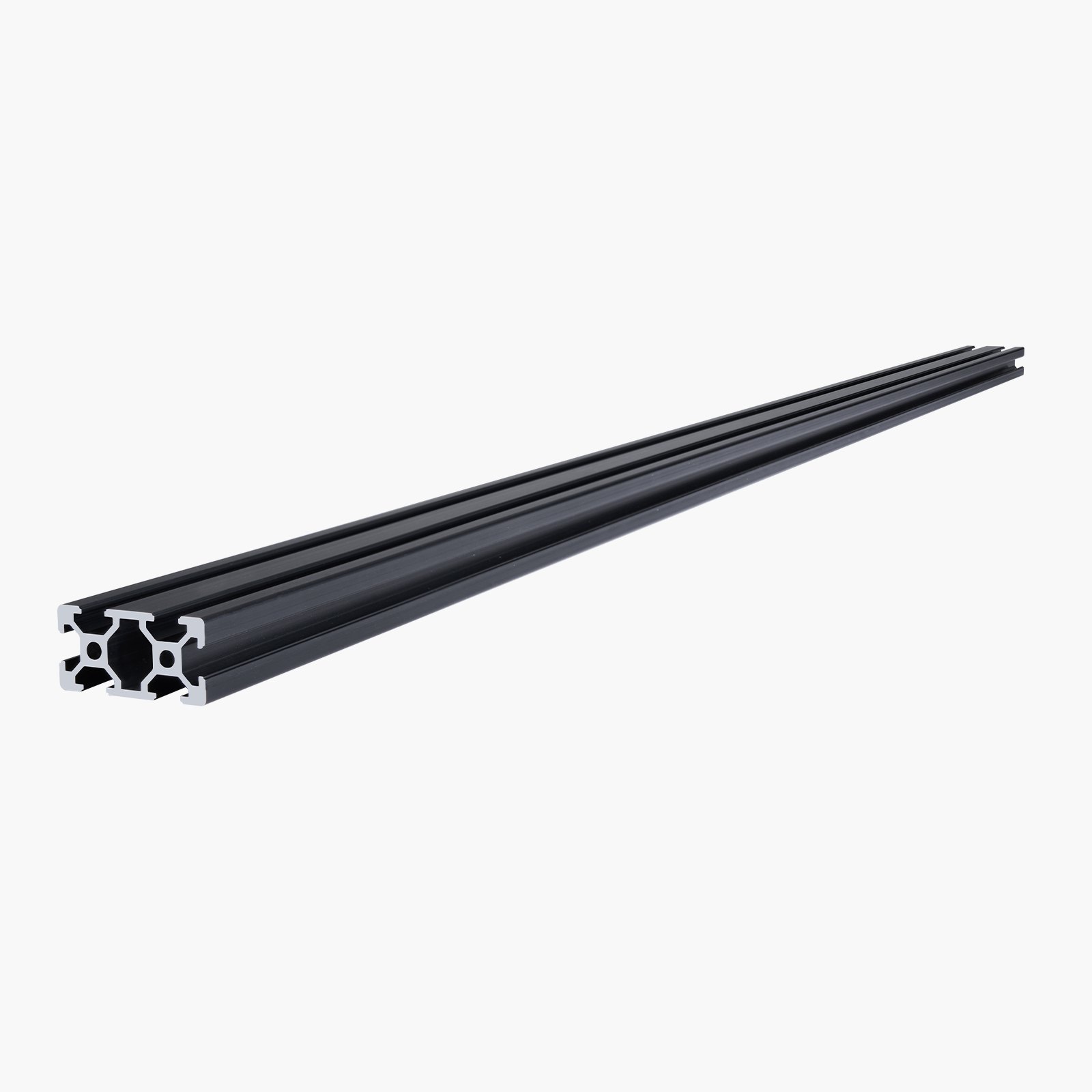 VEVOR 5PCS 78.7 in (2000mm) T Slot 2040 Aluminum Extrusion Profile, European Standard Anodized Linear Rail, High-Strength Extruded Aluminum Rail for 3D Printer, CNC Machine DIY, Laser Engraving, Black