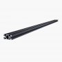 VEVOR 5PCS 39.4 in (1000mm) T Slot 2040 Aluminum Extrusion Profile, European Standard Anodized Linear Rail, High-Strength Extruded Aluminum Rail for 3D Printer, CNC Machine DIY, Laser Engraving, Black