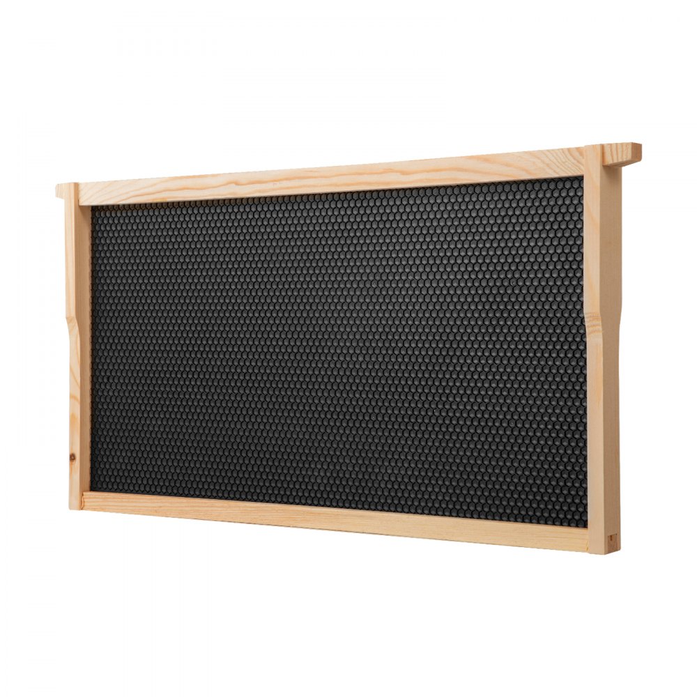 VEVOR Bee Hive 20 Frame Beehive Box 10 Deep and 10 Medium Frames Langstroth Wooden Beehive Kit for Beginners and Pro Beekeepers
