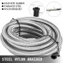 High Quality AN8 Stainless Steel PTFE Fuel Line 20FT Fitting Hose End Kit