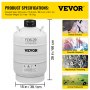 VEVOR liquid nitrogen tank yds-20, 26x15 inches for beauty, research, mechanics, husbandry.