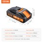 VEVOR 20V 4.0Ah Lithium-Ion Battery - High-Capacity Replacement Battery Pack for Power Tools Batteries, Compatible with 20V Cordless Power Tools