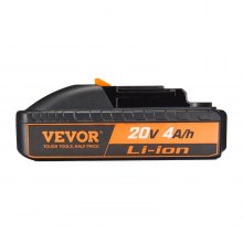 VEVOR 20V 4.0Ah Lithium-Ion Battery - High-Capacity Replacement Battery Pack for Power Tools Batteries, Compatible with 20V Cordless Power Tools