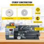 VEVOR 750W 8"X16" 210  Automatic Mini Metal Lathe Variable-Speed Digital Milling