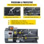 VEVOR 750W 8"X16" 210  Automatic Mini Metal Lathe Variable-Speed Digital Milling