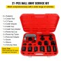 VEVOR 21Pcs Ball Joint Kit Deluxe Auto Repair Ball Joint Removal Tool Installing Master Adapter Ball Joint Service Kit for Removing and Fitting
