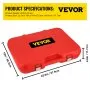 VEVOR 21Pcs Ball Joint Kit Deluxe Auto Repair Ball Joint Removal Tool Installing Master Adapter Ball Joint Service Kit for Removing and Fitting