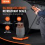 VEVOR Refrigerant Scale 220 LBS HAVC Charging Recovery Freon Scale, with Wired Remote Control, 5g High Precision Electronic Digital Recovery Weight Scale with Case and Dry Battery