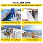 94" x35" Marine Boat Flooring EVA Foam Yacht Teak Decking Sheet Carpet Floor Pad