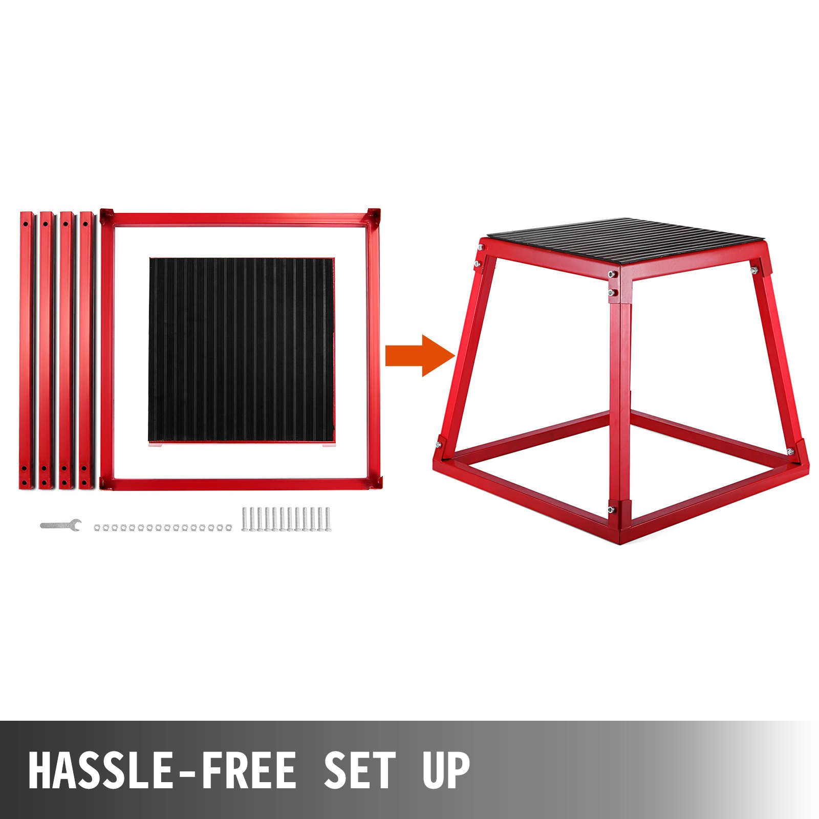 Fitness 24" Plyometric Box HD Step Plyo Box Jump Exercise Fit
Training