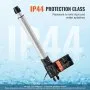 VEVOR 24V Linear Actuator Kit 10 Inch 0.98"/s 220lbs/1000N with IP44 Protection