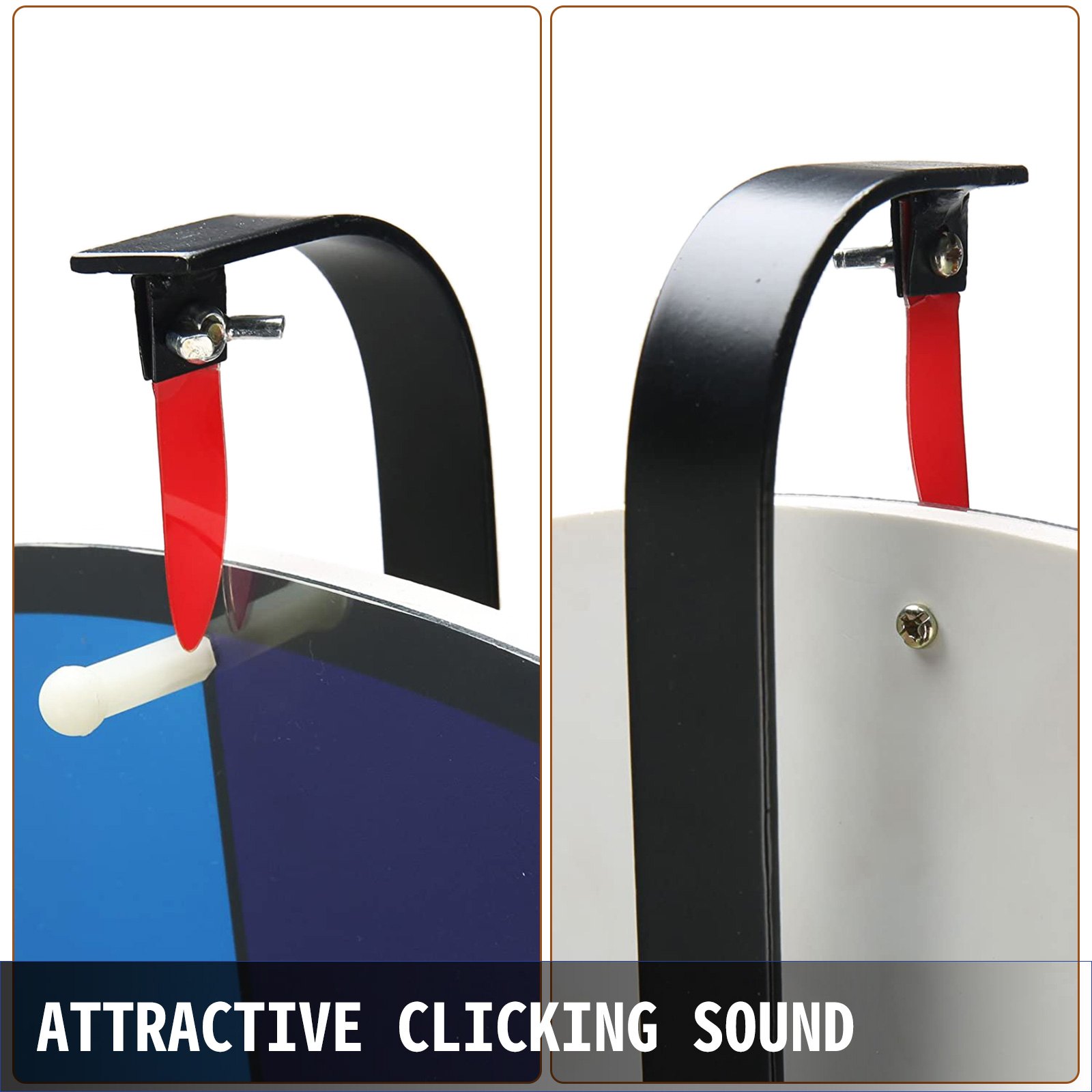 VEVOR 61 cm Color Prize Wheel Tripod Floor Stand Color Prize Wheel 14 Slots Dry Ease Fortune Spinner Fortune Spinning Game