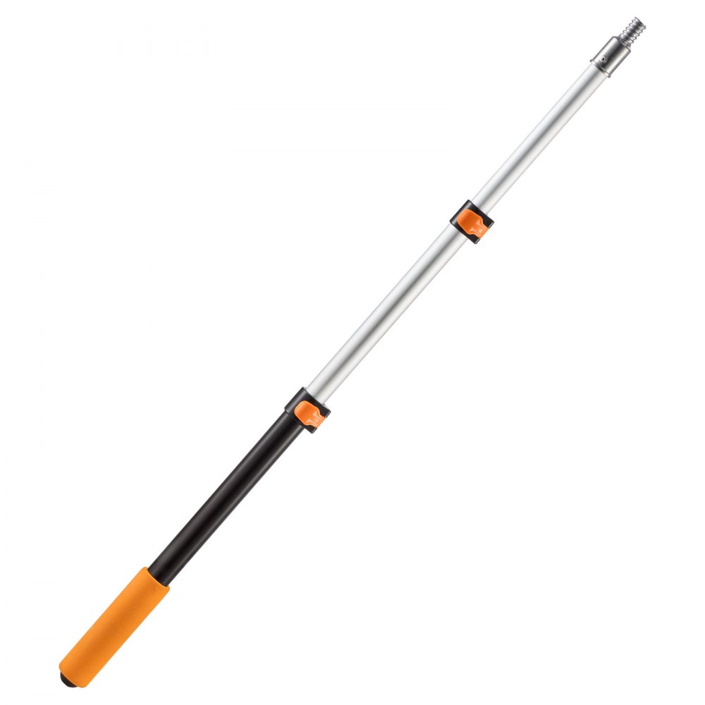 VEVOR Telescopic Extension Pole, 1.76-4 FT Multi-Purpose Extendable Pole, Sturdy Aluminum Alloy Paint Pole Extension with Flip-Lock Design, High Reach Roller Stick for Painting, Dusting and Cleaning