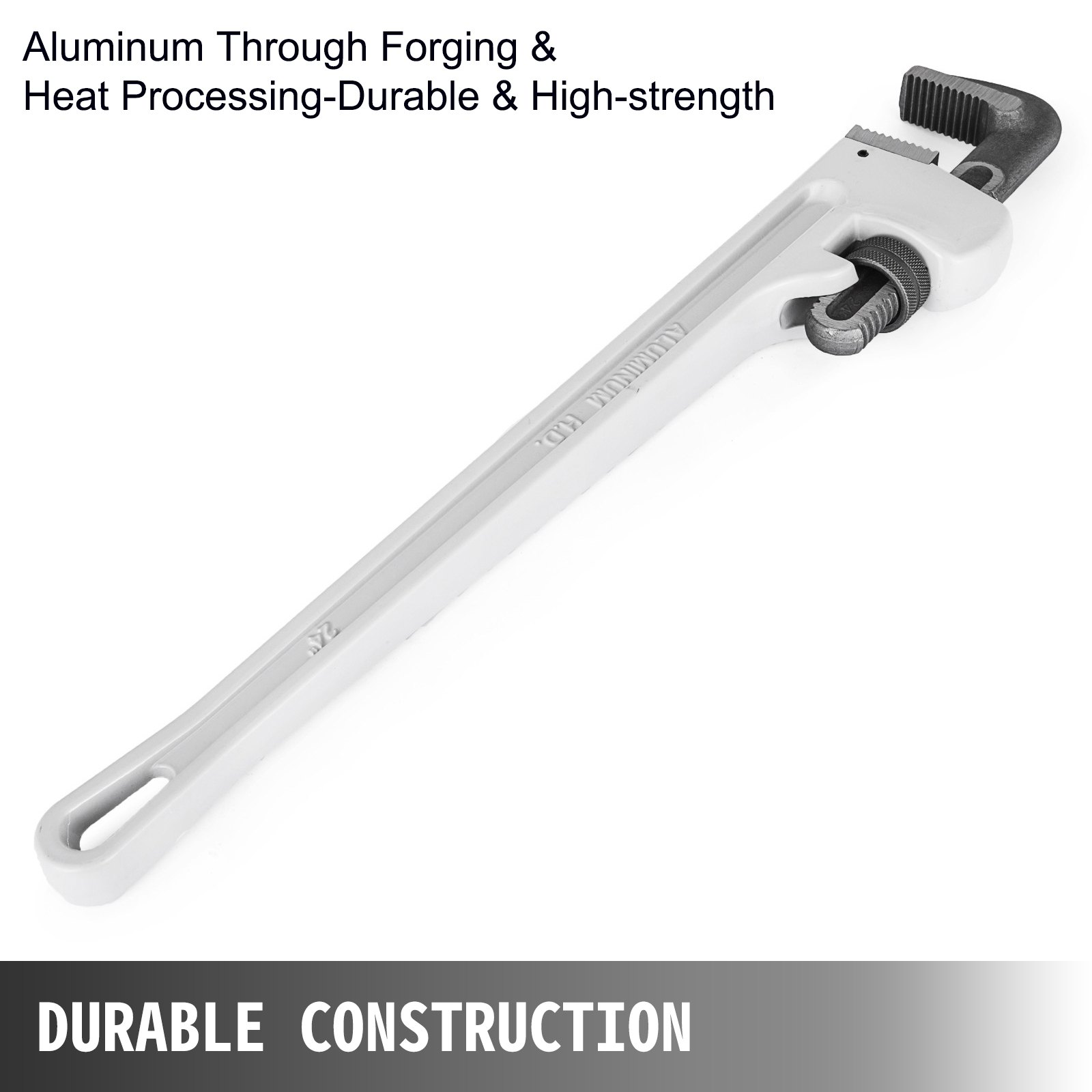 24" Aluminum Pipe Wrench 3" Jaw Straight Pipe Wrench Duty AU Stock Large POPULAR