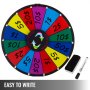 24" Tabletop Color Prize Wheel Spinnig Game Trade Show Fortune Mark Pen Great