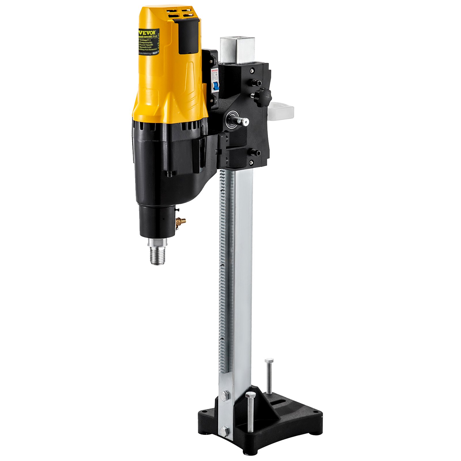 VEVOR 4450W Wet Dry Variable Speed Diamond Core Drill Drilling Machine Ø 255mm with Stand